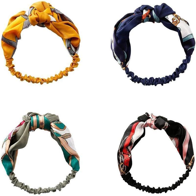 Women Lady Boho Bohemian Cross hair head headband band Scarf Wrap Bandana AU view 5