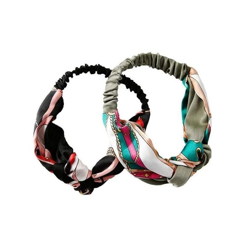 Women Lady Boho Bohemian Cross hair head headband band Scarf Wrap Bandana AU view 7