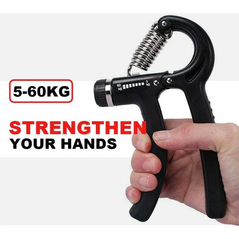 Adjustable Power Hand Grip Forearm Exerciser Gripper Strengthener Trainer view 8