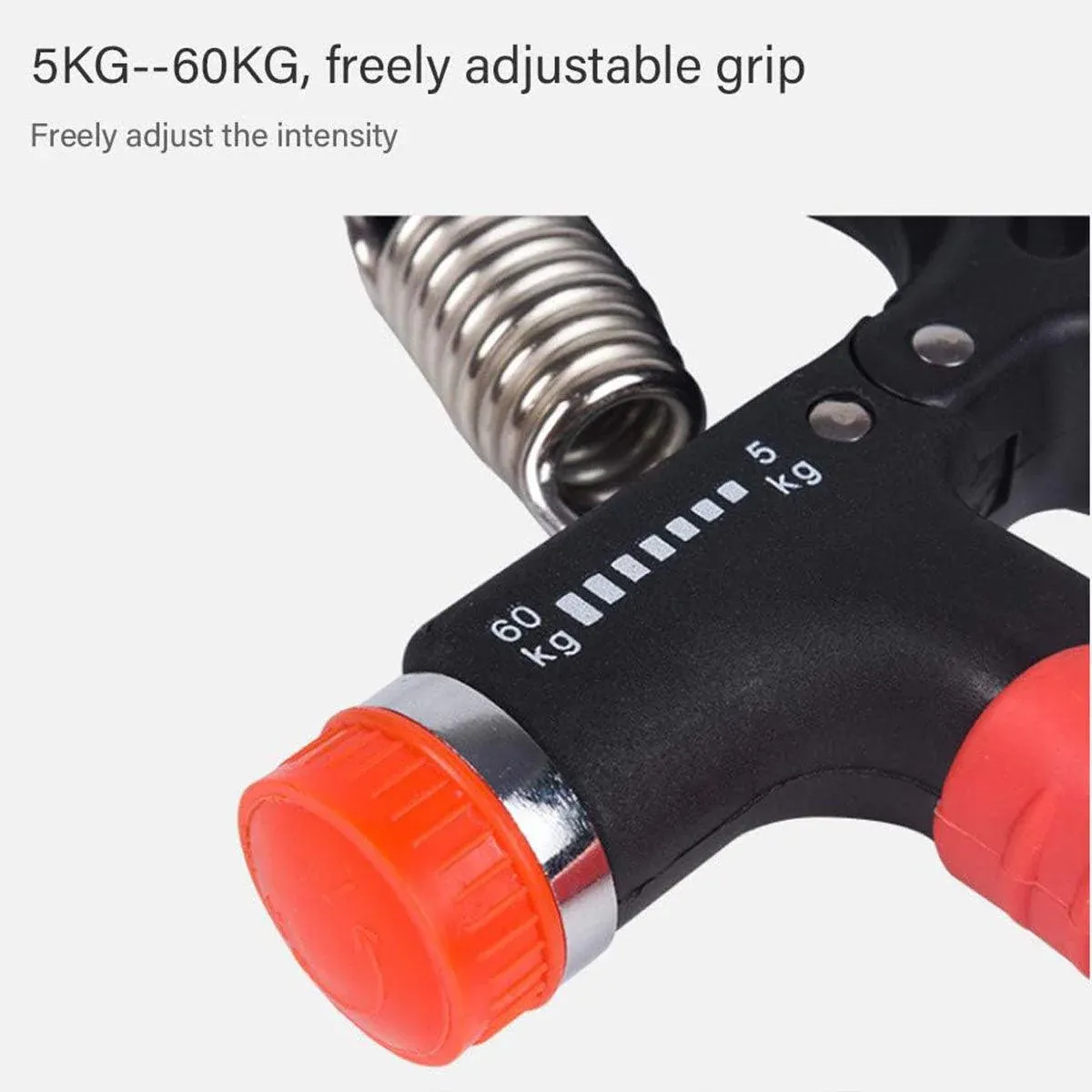 Adjustable Power Hand Grip Forearm Exerciser Gripper Strengthener Trainer view 13