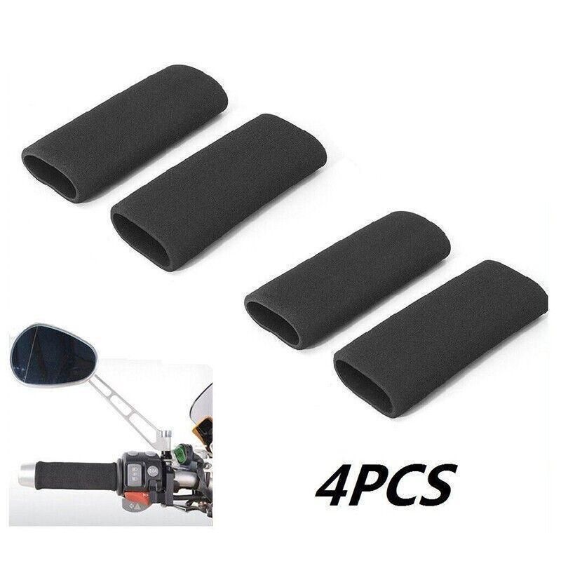 4Pcs Motorbike Motorcycle Slip-On Foam Anti Vibration Comfort Handlebar Cover view 6