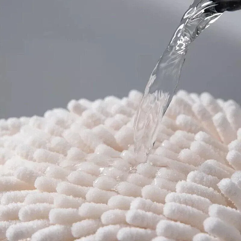 Chenille Hanging Ball Towel for Kitchen Bathroom Hand Drying Absorbent Cloth view 10