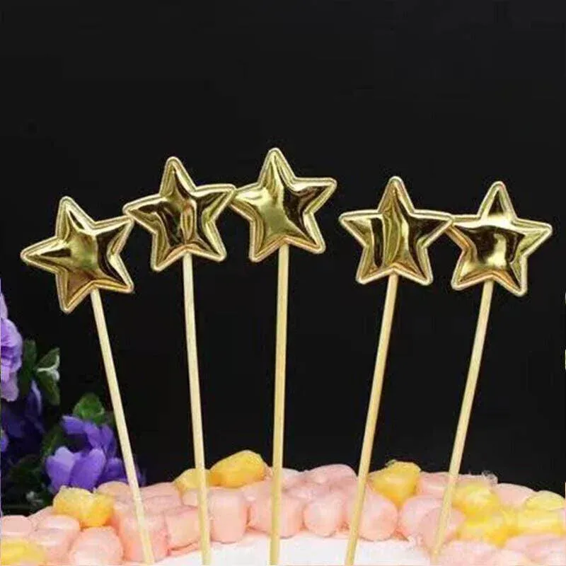 Happy Birthday Acrylic Cake Topper Cake Decoration Golden Silver Party view 9
