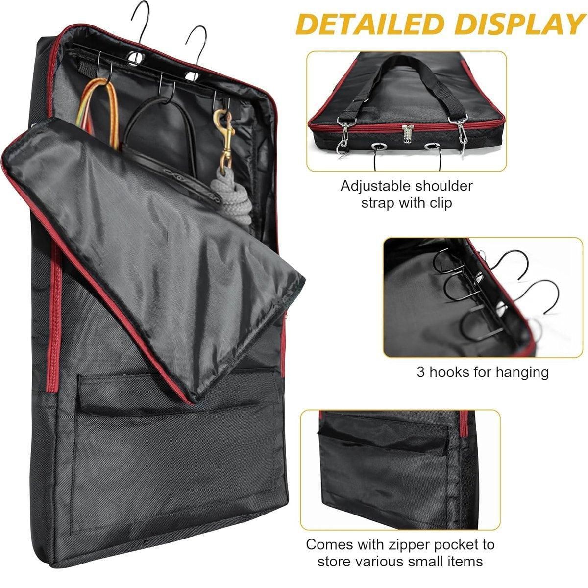Horse Tack Carry Bag Bridle Halter Bag Pouch Storage Bag Portable Equestrian view 4