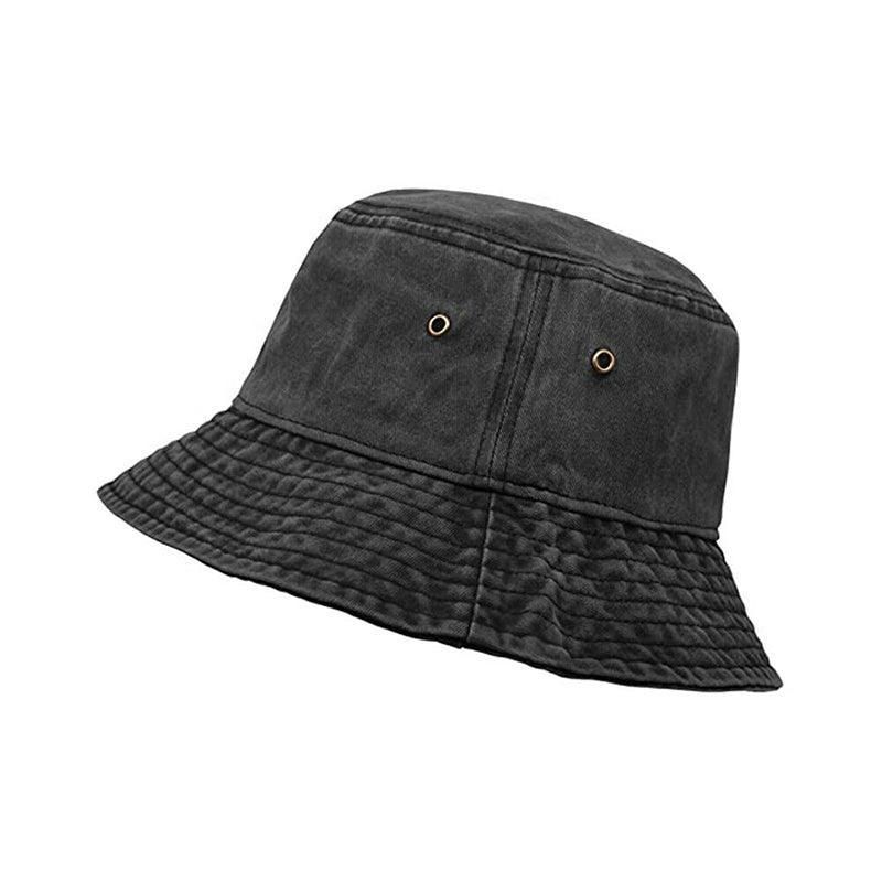 Unisex Men Women Washed Cotton Outdoor Camping Sports Bucket Hats Fisherman view 7