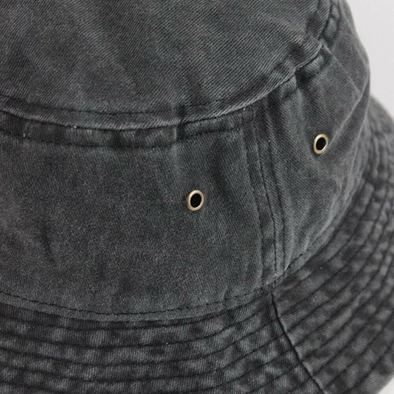 Unisex Men Women Washed Cotton Outdoor Camping Sports Bucket Hats Fisherman view 8