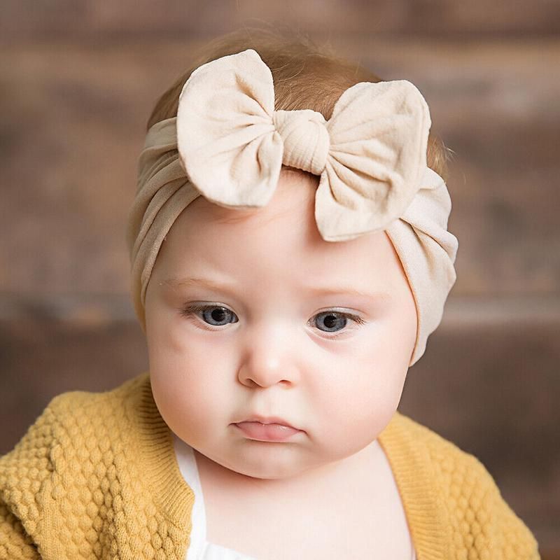 3PCS Soft Headband Wrap Set with Top Knot Single Bow Turban Style Hairbands - #1 view 5