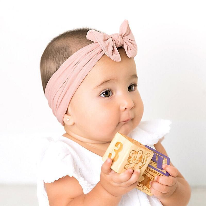 3PCS Soft Headband Wrap Set with Top Knot Single Bow Turban Style Hairbands - #2 view 4