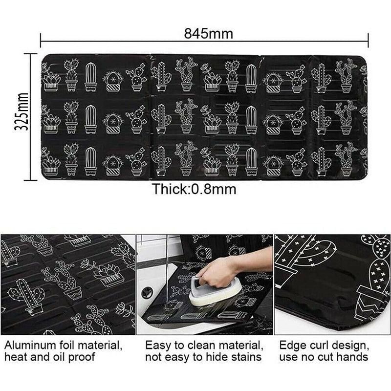 Kitchen Oil Splash Guard Wall Foil Protector Stove Cover Removable Baffle view 13