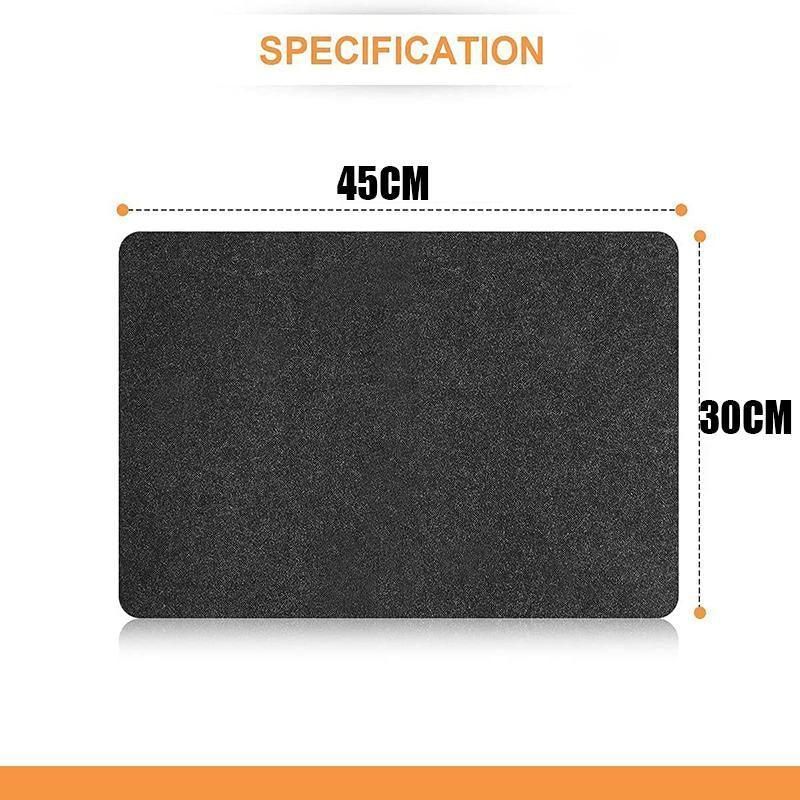 Non Slip Heat Resistant Kitchen Mat for Air Fryer Coffee Maker Toaster 30x45cm view 3