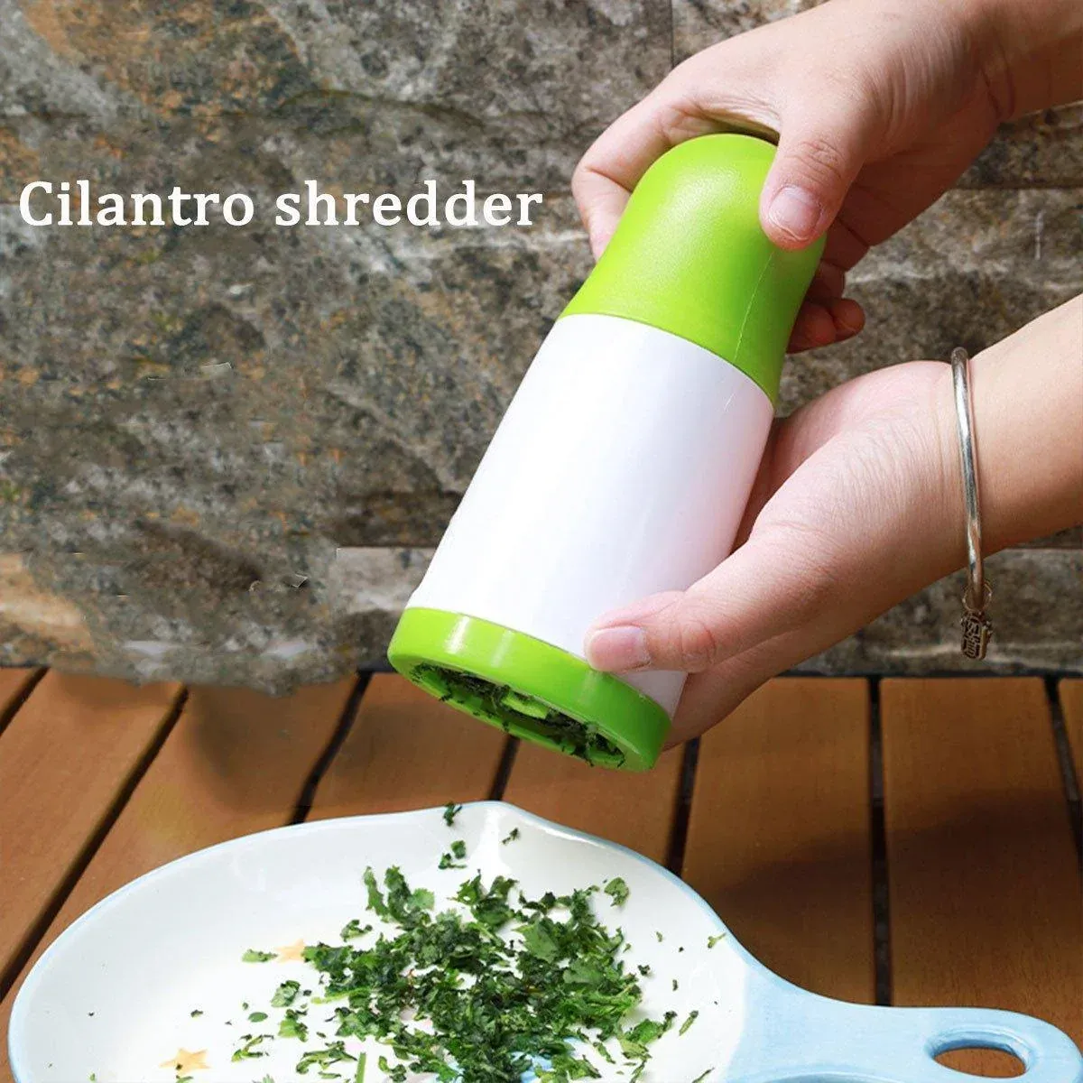 Parsley Shredder Vegetable Cutter Fruit Chopper Herb Grinder Spice Mill Grinding view 4