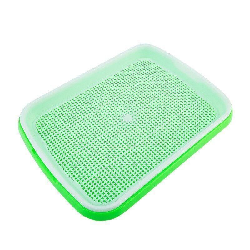 Double Layer Microgreens Tray for Hydroponic Seeding Germination Wheatgrass view 2