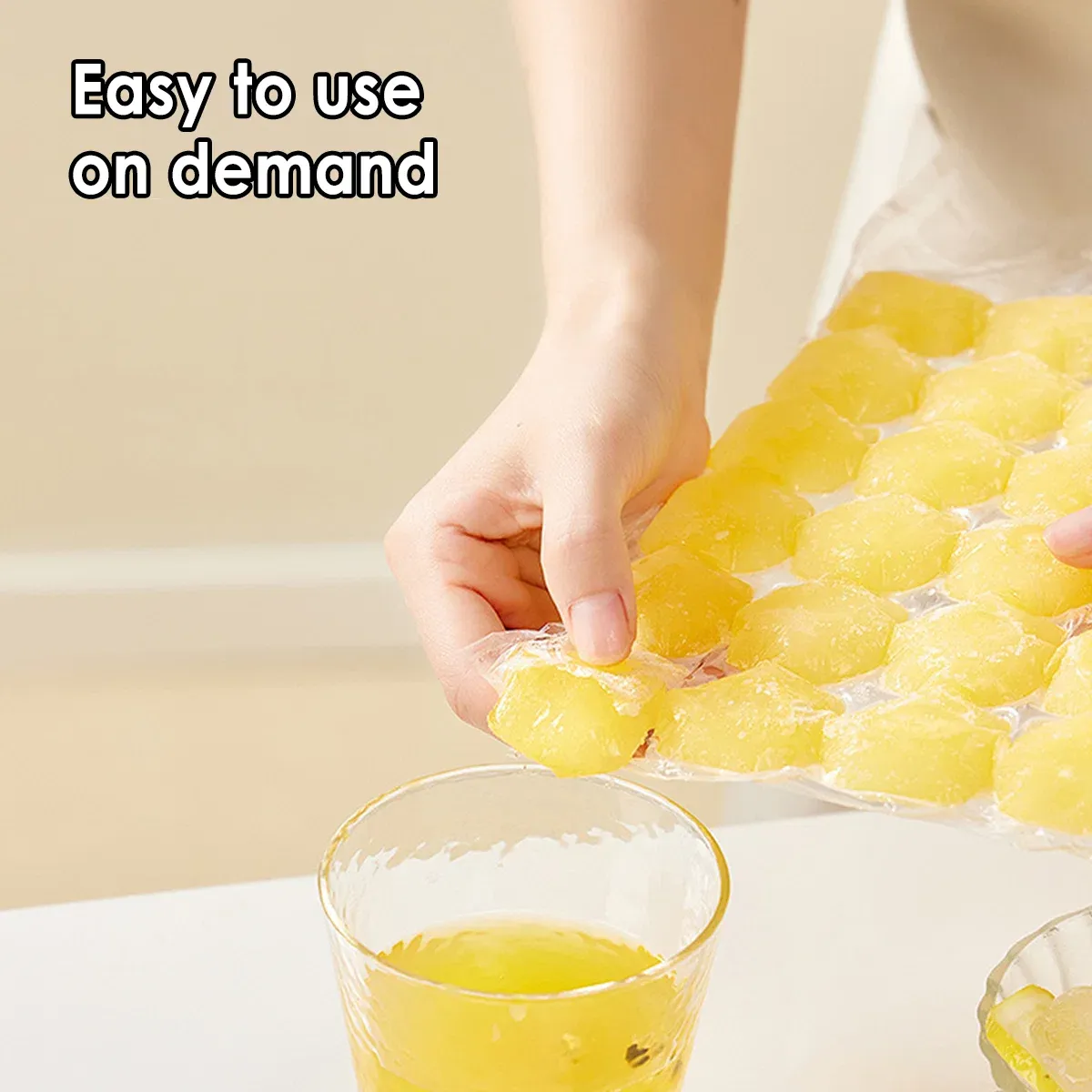 Disposable Ice Pack Bag 100PCS Water Injection Ice Cube Mold Tear Ice Grid view 15
