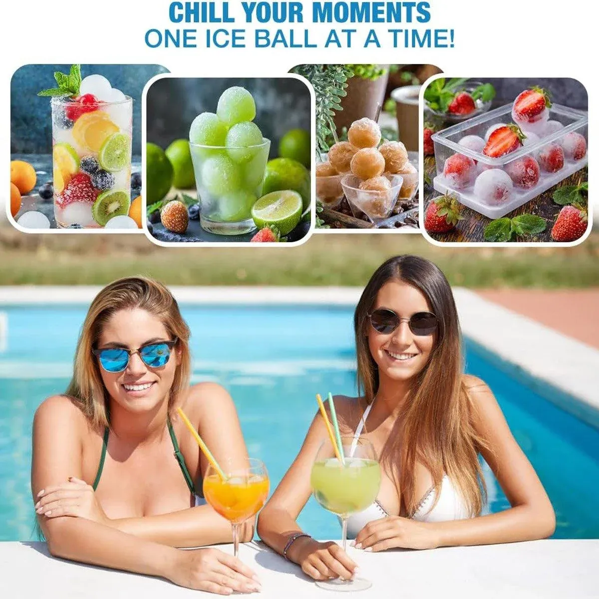 3 Layer Ice Cube Tray Mold Home Ice Compartment Press for Freezer Storage view 12