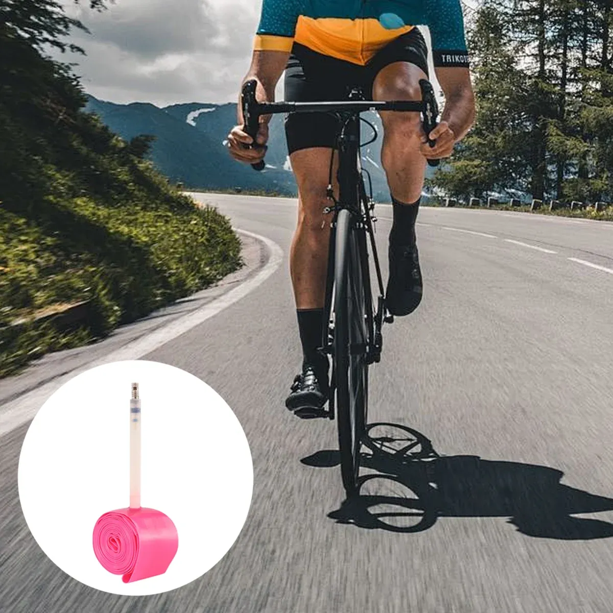 Road Mountain Bike Inner Tubes Butyl Bicycle Inner Tubes for Repair view 11