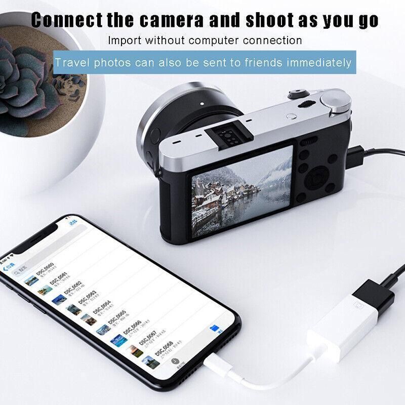 For Iphone Or Type C To Usb Otg Data Cable Adapter Male 3.0 A Female Converter view 8