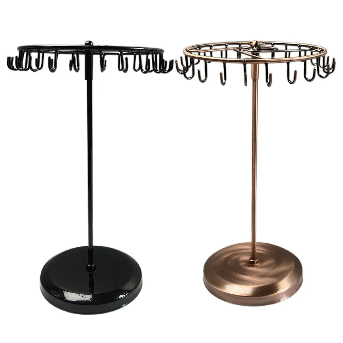 Iron Jewellery Rack Rotating Necklace Display Stand Jewellery Organiser view 3