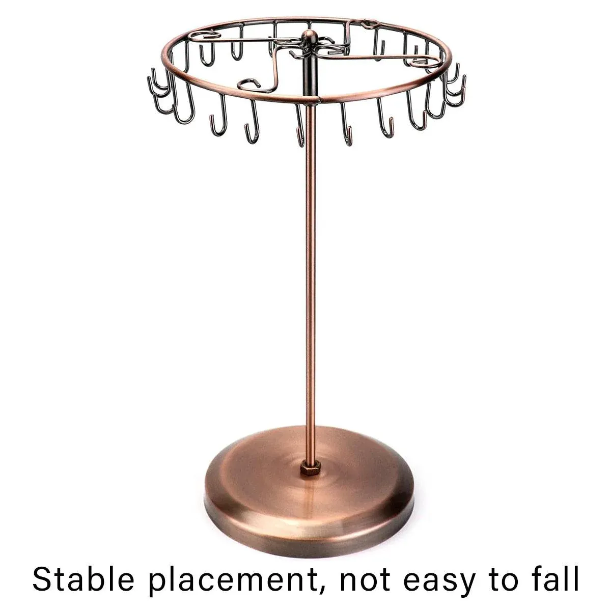 Iron Jewellery Rack Rotating Necklace Display Stand Jewellery Organiser view 12