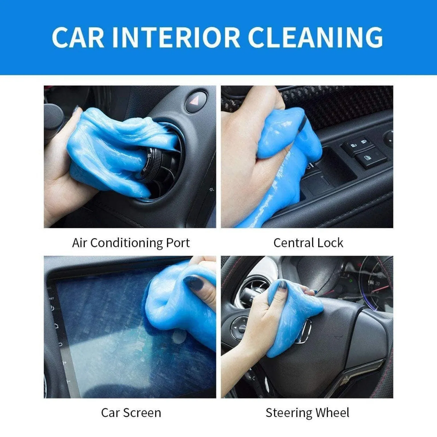 Dust Dirt Cleaning Super Clean Car Laptop Keyboard Home Cleaner - Green view 4