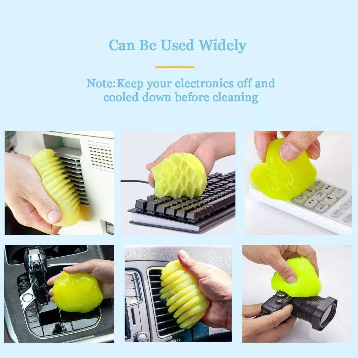 Dust Dirt Cleaning Super Clean Car Laptop Keyboard Home Cleaner - Green view 5