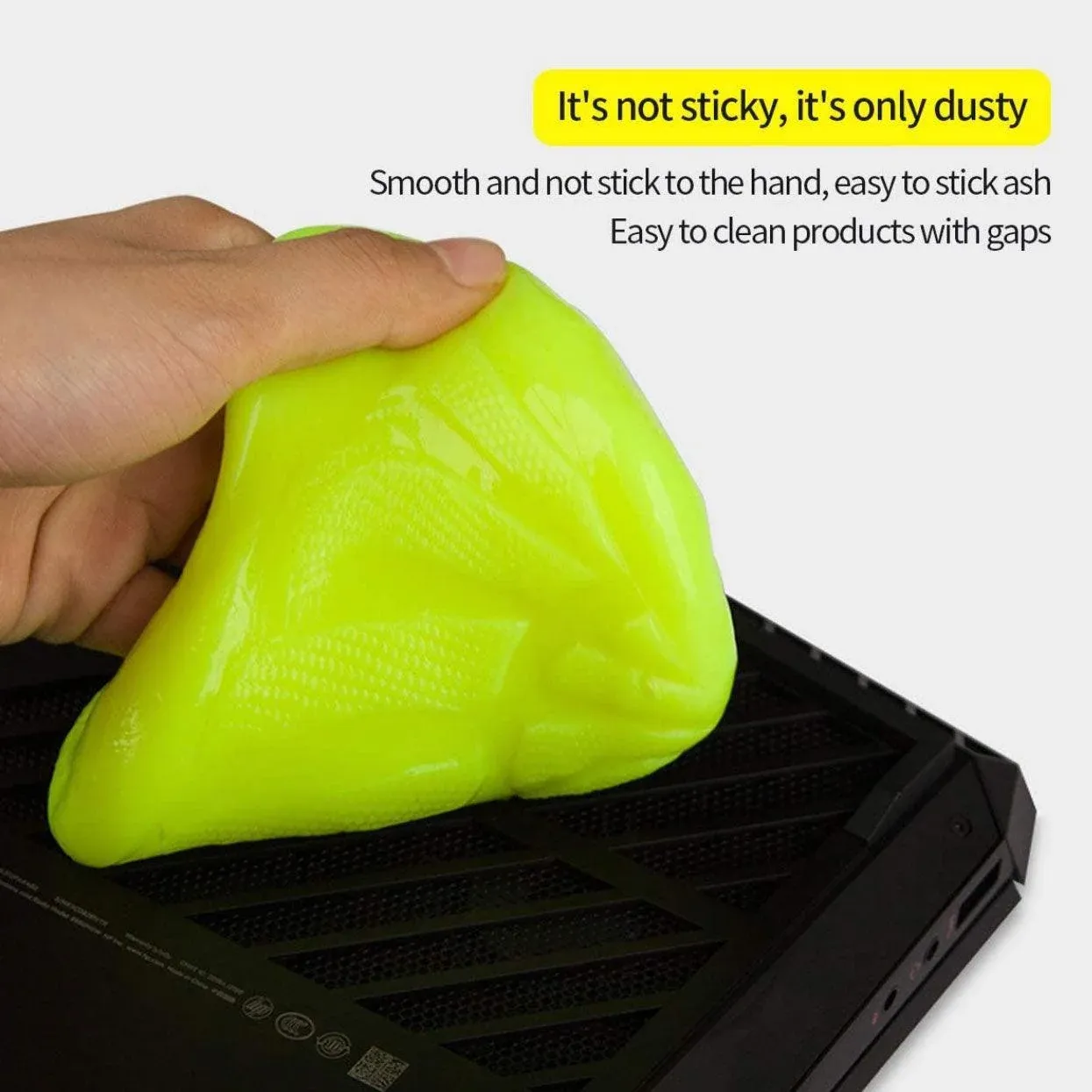 Dust Dirt Cleaning Super Clean Car Laptop Keyboard Home Cleaner - Yellow view 11