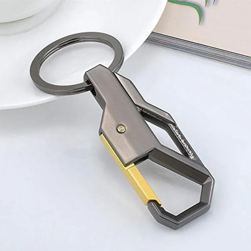 Stylish Metal Car Key Rings Alloy Chain Heavy Duty Gift Keyring Keychain Holder view 7