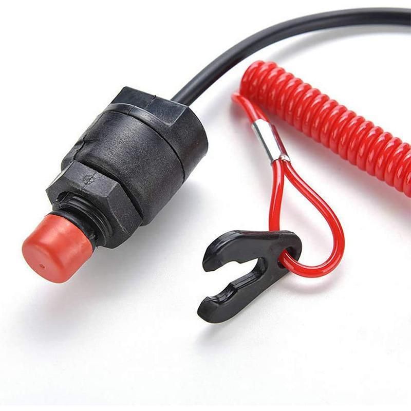 Boat Outboard Engine Motor Kill Stop Switch Emergency Tether Lanyard For Yamaha view 6