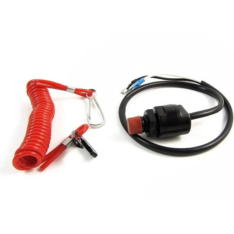Boat Outboard Engine Motor Kill Stop Switch Emergency Tether Lanyard For Yamaha view 11