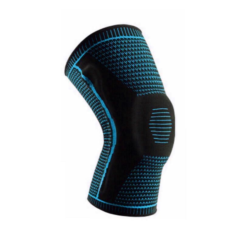 Blue Knee Brace Knee Compression Sleeve Professional Sports Silicone Knee