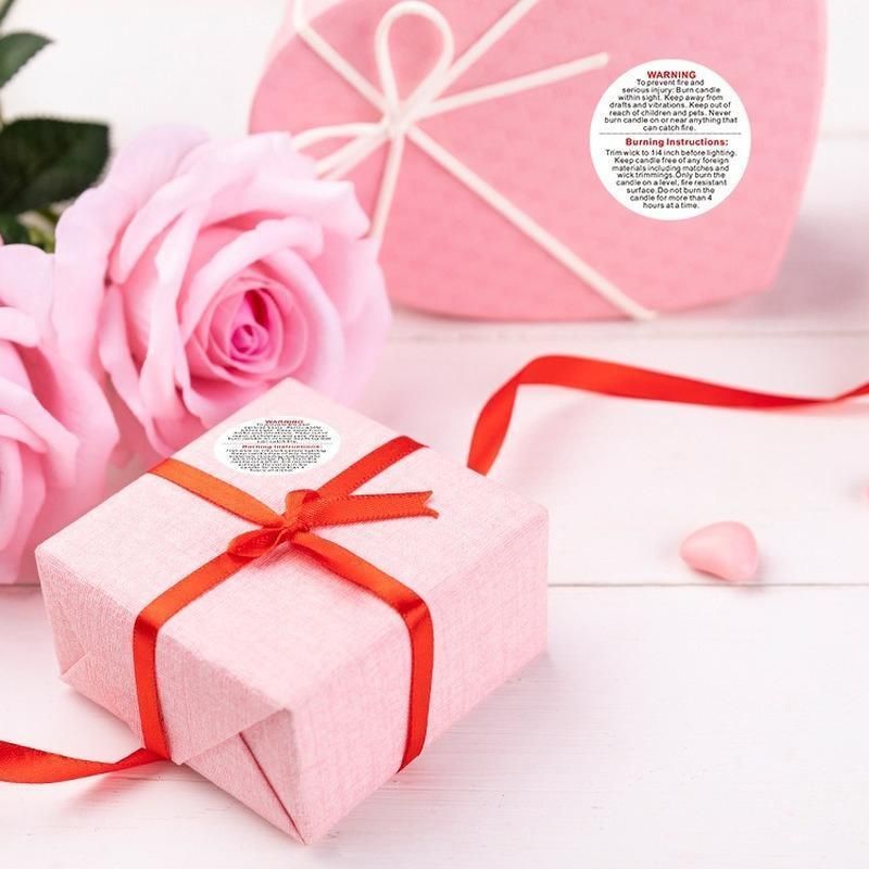 500PCS Candle Warning Labels Roll Round Stickers for Jars Wax Melts Containers view 6