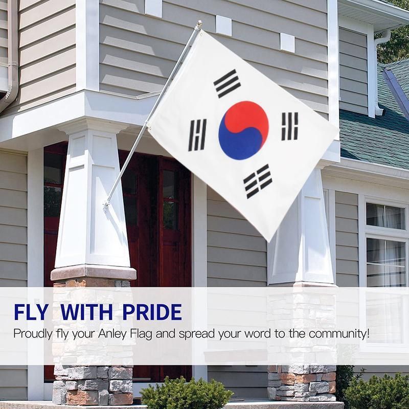 Large South Korea Flag Heavy Duty Outdoor Korean 90 X 150 CM - 3ft x 5ft view 4