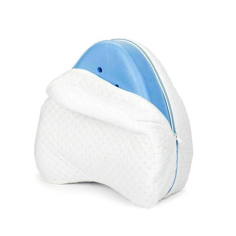 Knee Support Ergonomic Memory Foam Leg Pillow Cushion Washable Cover view 2