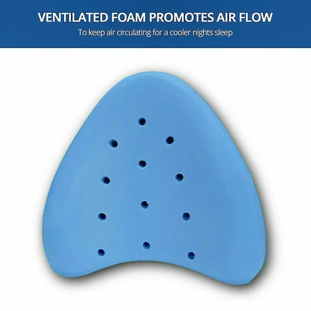 Knee Support Ergonomic Memory Foam Leg Pillow Cushion Washable Cover view 7