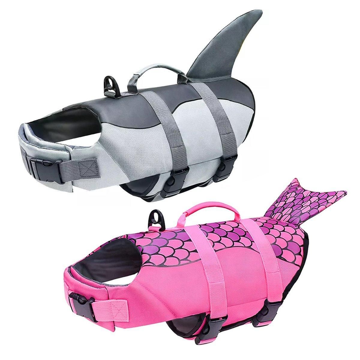Pet Life Jacket Dog Swim Vest Outdoor Water Gear for Summer Swimming view 3