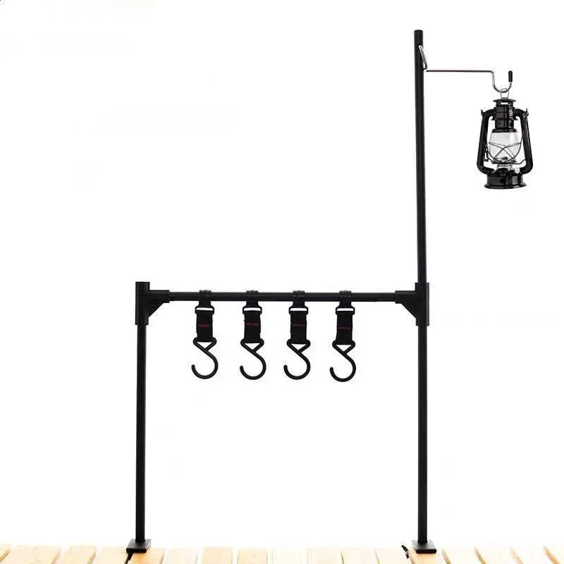 Outdoor Camping Hanging Rack Desktop Shelf Table Side Storage Camping Organizer view 11