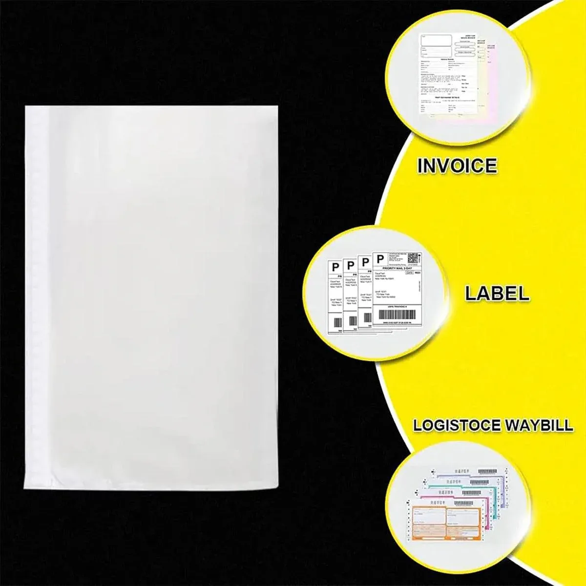 Plastic Bags 100PCS Transparent Zip Lock Clear Resealable Storage Packaging view 9