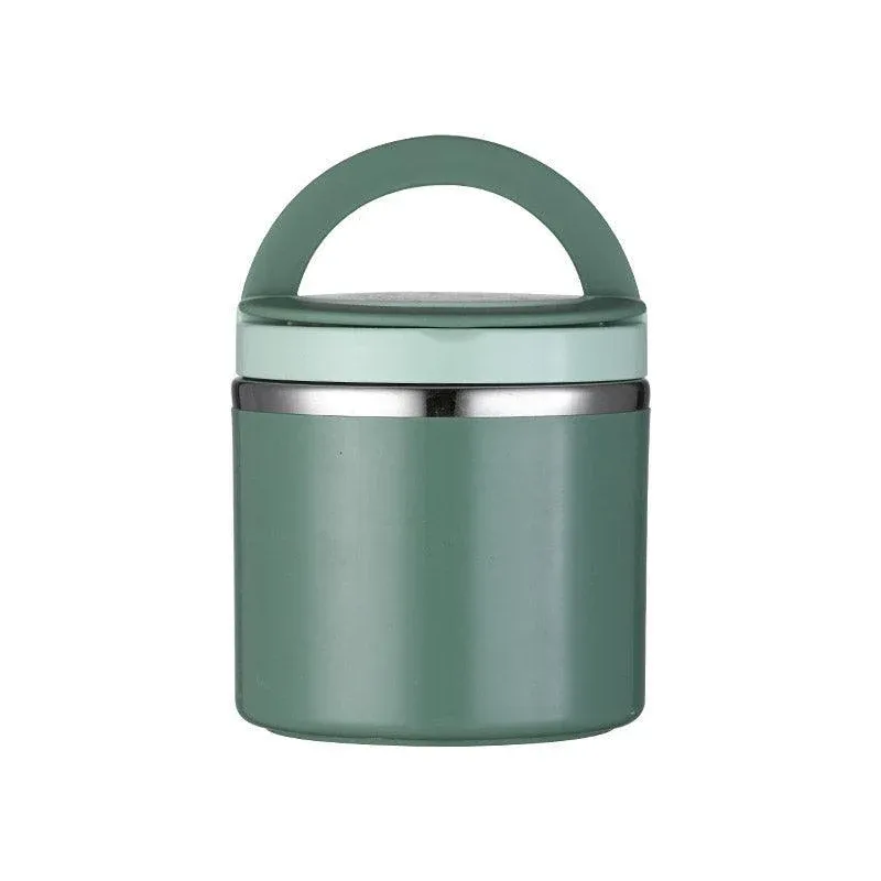 Stainless Steel Insulated Lunch Box Bento Box Thermal Food Container Breakfast — image 1