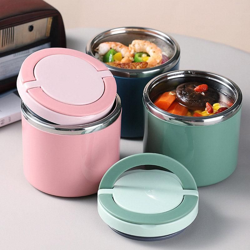 Stainless Steel Insulated Lunch Box Bento Box Thermal Food Container Breakfast view 10