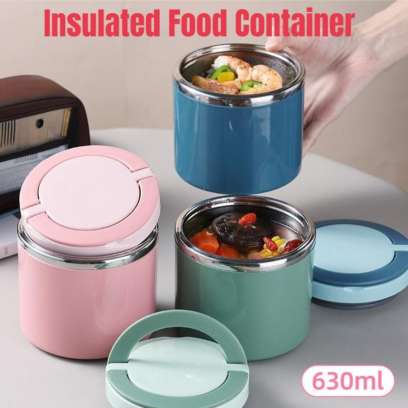 Stainless Steel Insulated Lunch Box Bento Box Thermal Food Container Breakfast view 15
