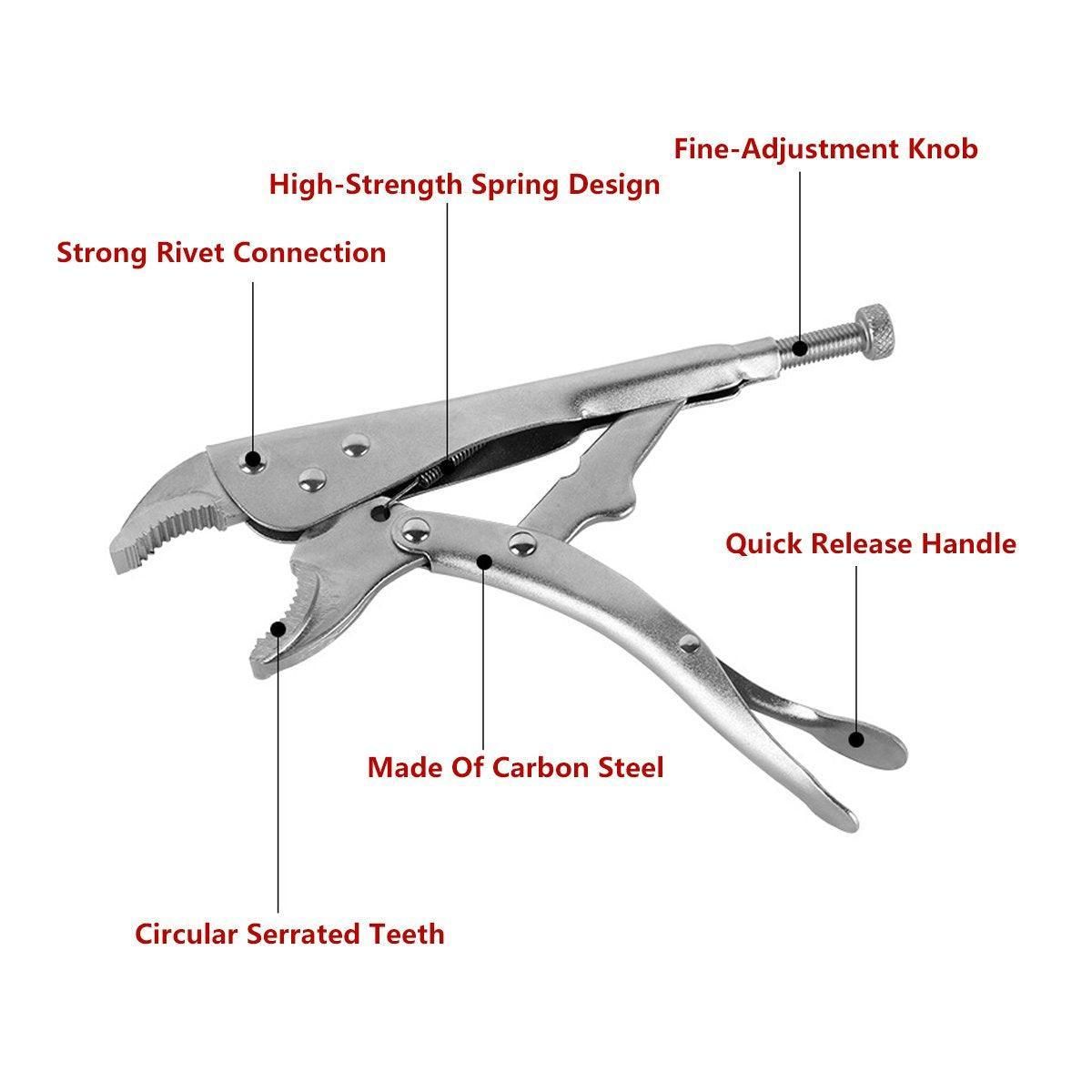 Multi-functional C-type Pliers Strong Manual Grip Round Mouth Clamping Tool view 5