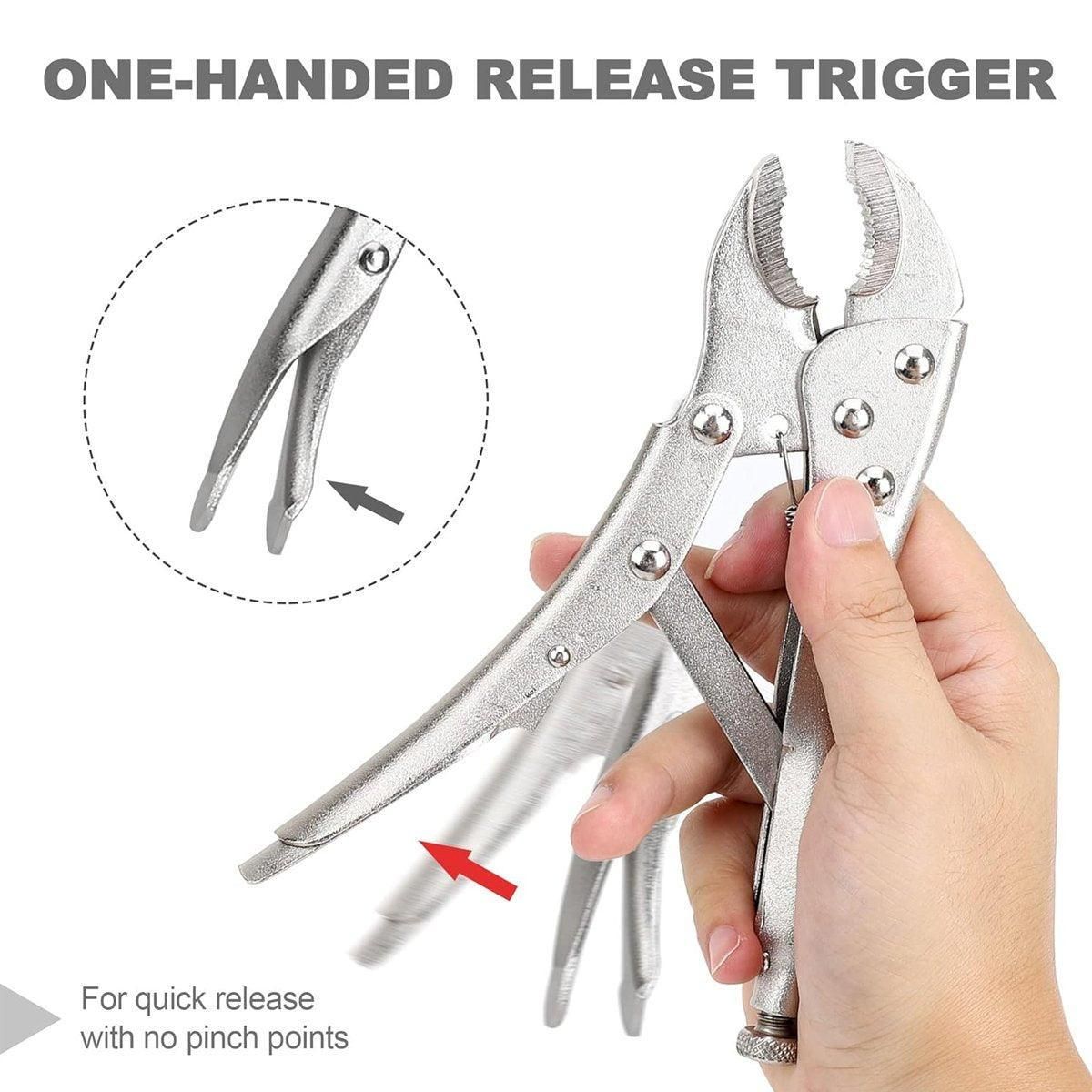 Multi-functional C-type Pliers Strong Manual Grip Round Mouth Clamping Tool view 7
