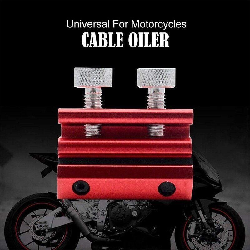Universal Motorcycle Dual Cable Oiler Luber Lubricator Tool Mx Dirt Bike view 11