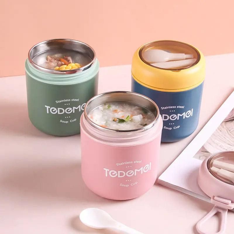 530ml Stainless Steel Insulated Lunch Box Portable Food Storage Mug Soup Meals view 6