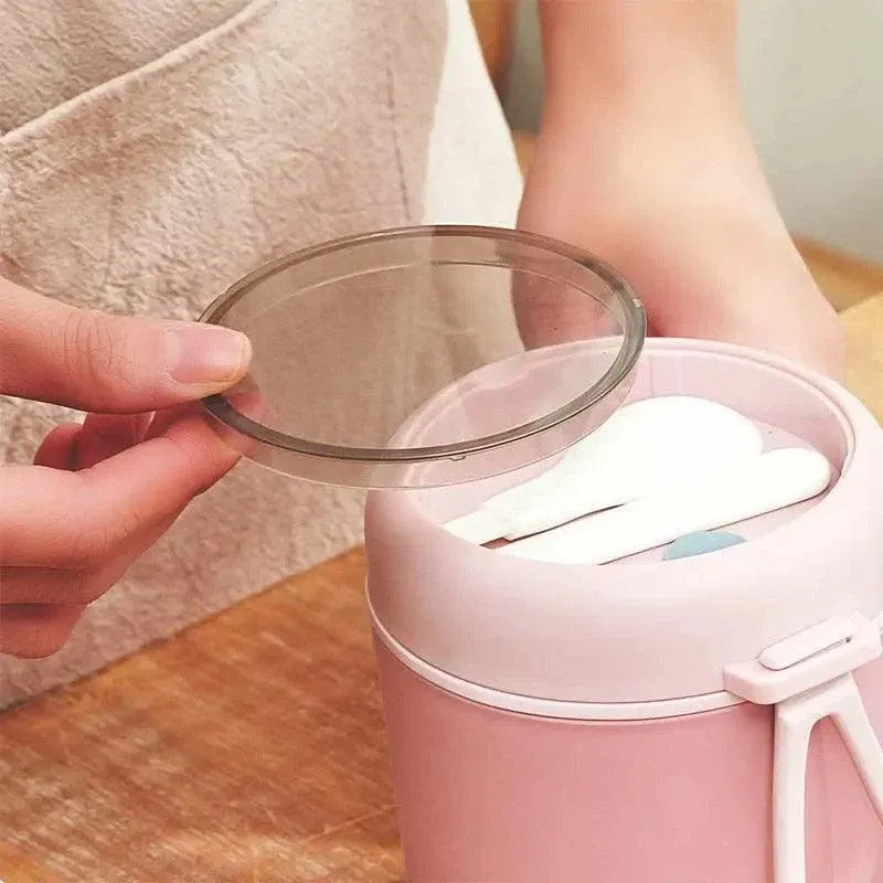 530ml Stainless Steel Insulated Lunch Box Portable Food Storage Mug Soup Meals view 7
