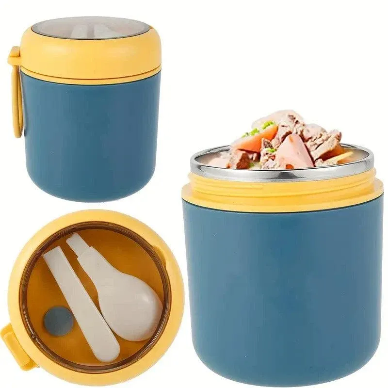 530ml Stainless Steel Insulated Lunch Box Portable Food Storage Mug Soup Meals view 12