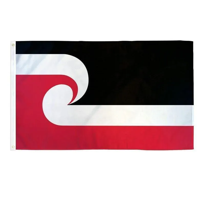 Large Maori Flag 90x150cm Tino Rangatiratanga NZ Flag Outdoor Polyester view 2