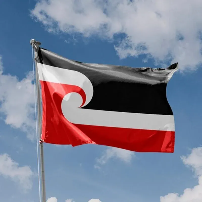 Large Maori Flag 90x150cm Tino Rangatiratanga NZ Flag Outdoor Polyester view 3