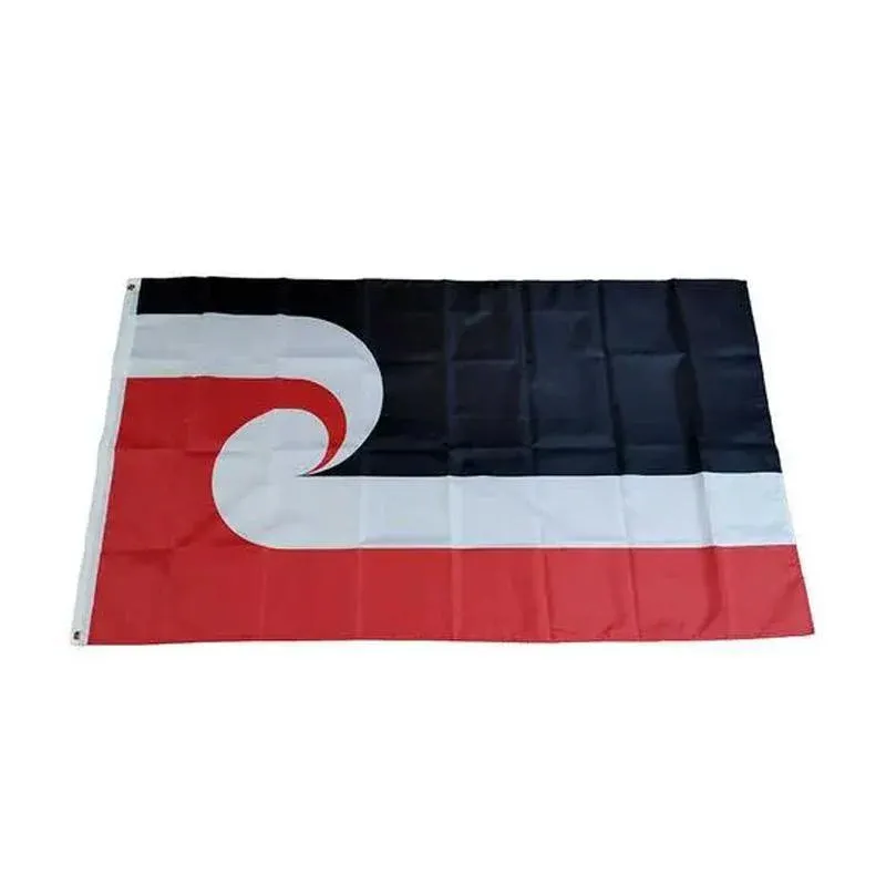 Large Maori Flag 90x150cm Tino Rangatiratanga NZ Flag Outdoor Polyester view 4