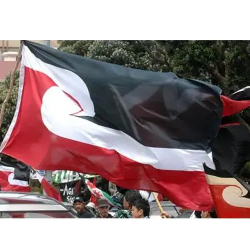 Large Maori Flag 90x150cm Tino Rangatiratanga NZ Flag Outdoor Polyester view 5