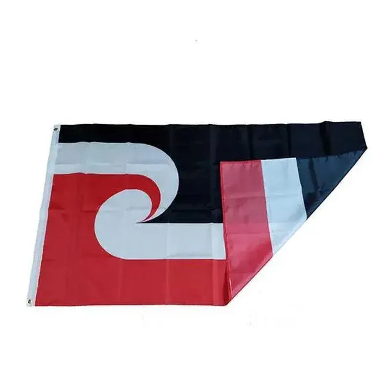 Large Maori Flag 90x150cm Tino Rangatiratanga NZ Flag Outdoor Polyester view 8